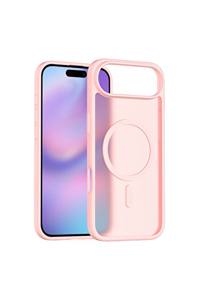 AKSEFİZZ حافظة متوافقة مع آيفون 17 إير، ناعمة الملمس، ملونة وشفافة، تدعم تقني...