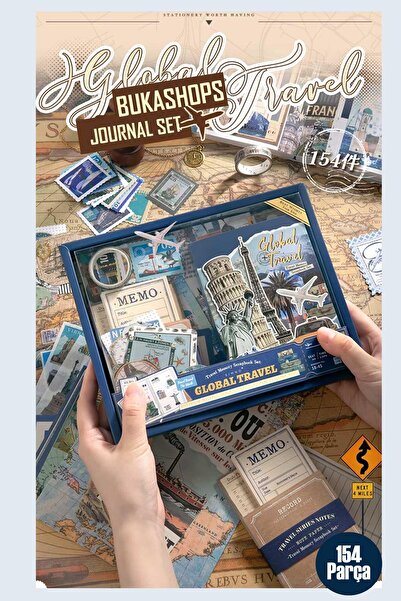 Buka Shops Набір для скрапбукінгу Journal Set - 154 деталі Набір для подороже...