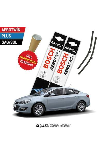 Bosch Opel Astra J 2016 Model Silecek Takımı Ön Aerotwin Plus
