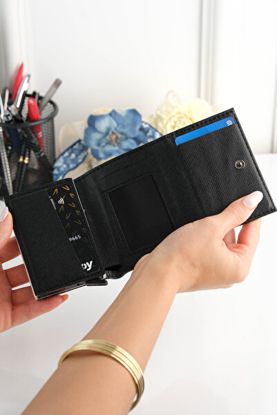 Blatoune Polo Unisex Denim Leather Wallet – Premium Quality Aluminum Mechanism, Card Holder for Women & Men