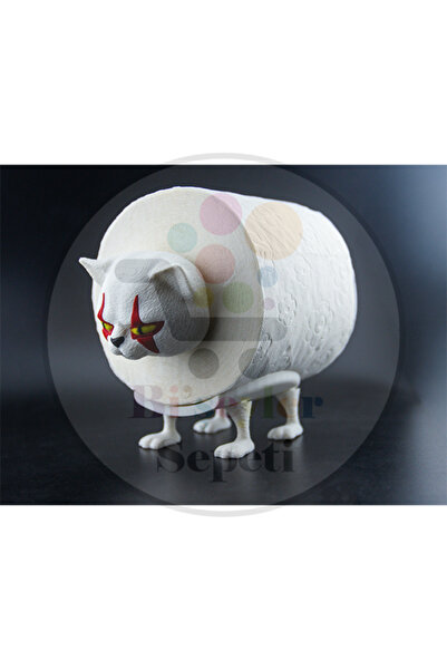 Bi'şeyler Sepeti Pennywise Cat Toilet Paper Stand