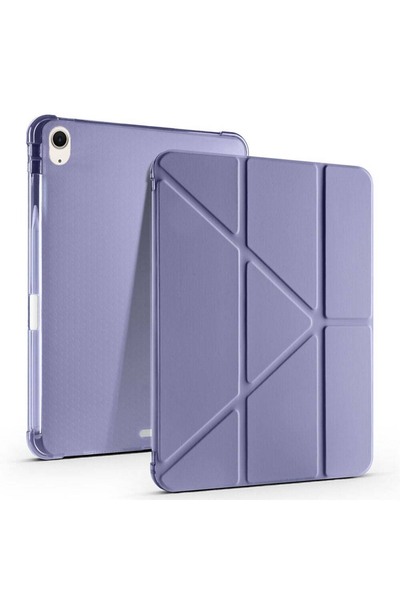 Sneezy Apple iPad Air 11'' M3 2025/M2 2024 Uyumlu Üçgen Katlanabilir Kalem Şa...