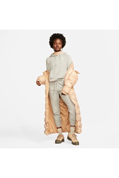 Nike Sportswear Club Fleece Women's Gray Hooded Sweatshirt