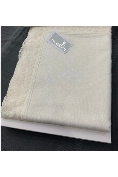 Madamca Madonna Linen Cotton Gardenia Single Tablecloth 160*220