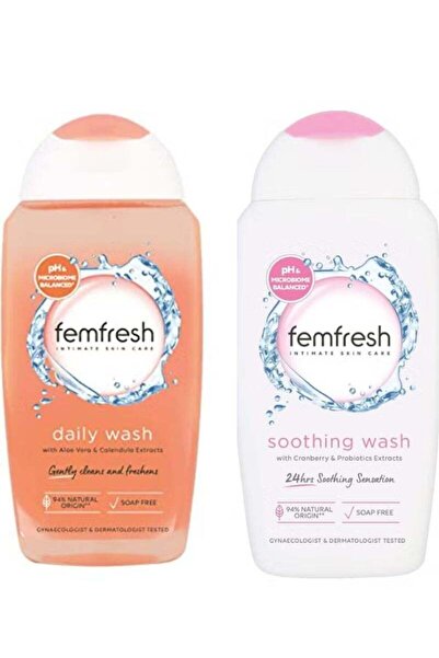 Femfresh غسول مهدئ للعناية القصوى بالمنطقة الحساسة - 250 مل، عبوة من قطعتين