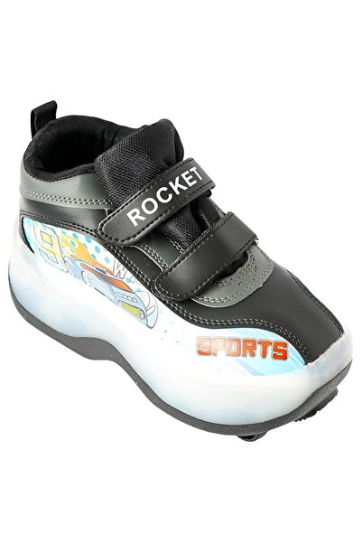 Fitness World Children's roller skates with foldable wheels for dual use (walking and skating)