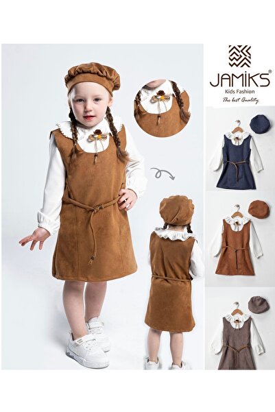 MODA AÇELYA Girl's Shirt Suede Dress