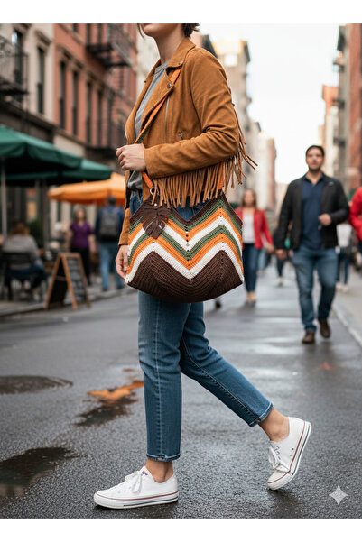 DNC Art&Deco Handmade Woven Straw/Raffia Women's Beach and Casual Bag - Bohem...