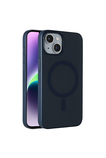 ceppark غطاء جوكو أبل آيفون 14 تونا بي سي سليم ماج سيف - أزرق داكن