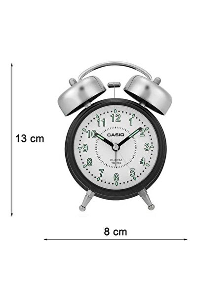 Casio Alarm Table Clock White/Black 136 x106 x66mm