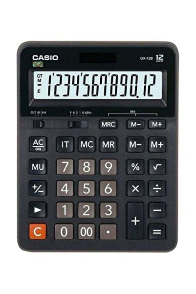 Casio GX12B-BK Desktop Calculator Black