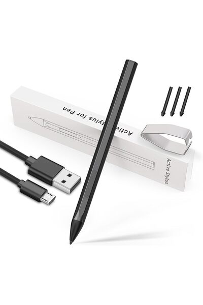 Generic قلم ستايلس لجهاز مايكروسوفت سيرفس (أسود)