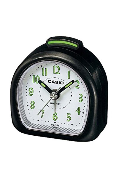 Casio Analog Alarm Desk Clock Black/Green/White