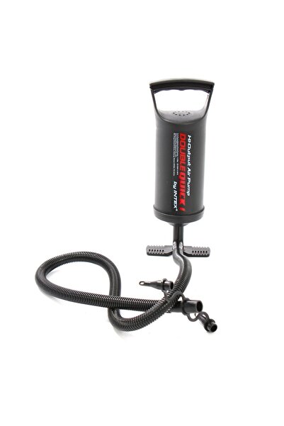 ATS Inflatable mattress for camping, beach, garden, 2 persons, 203 x 152 x 22 cm + 2 pillows and pump