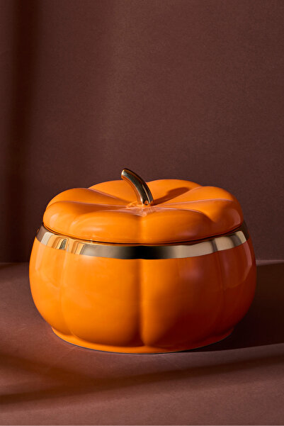 Perotti Balkabak XXL Porcelain Storage Container with Lid 21X10.2 cm