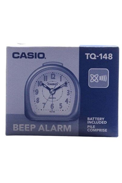 Casio Analog Alarm Desk Clock Black/Green/White