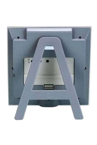 Casio Square Shaped Digital Wall Clock Grey/Black 236x221x25mm