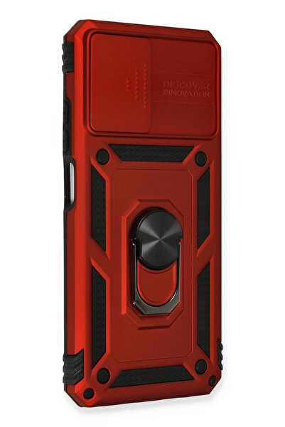 NewFace Sptrns Xiaomi Redmi Note 10 Case Pars Silicone with Lens Ring (173624) - Red