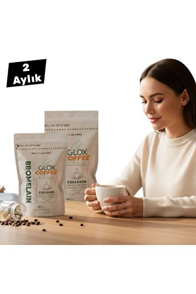 Glox Tea Glox Coffee Bromelain Ekstraktı Hindiba Coffe 60 Günlük