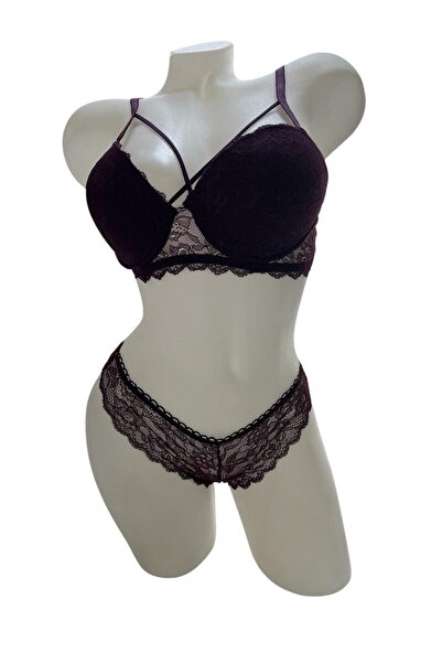 irem içgiyim Women's Cross String Bra Set