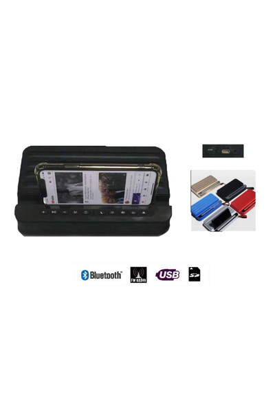 MRG L-V2 Portable Speaker, Bluetooth, 5W Speakers, Black