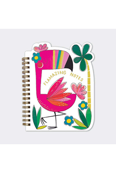 Rachel Ellen Design Rachel Ellen - Caiet cu copertă rigidă în formă de flamingo
