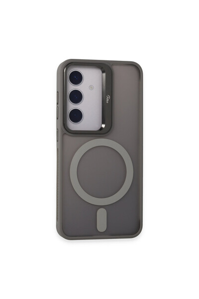 ceppark غطاء جوكو سامسونج جالاكسي S24 فليت لينس ماجسيف - رمادي