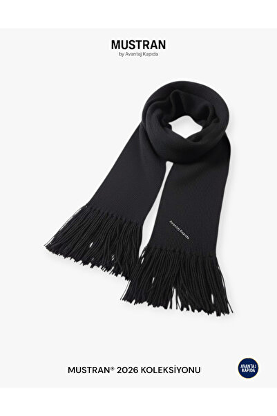 Mustran Πλεκτό κασκόλ με απαλή υφή |   Κομψό κασκόλ με χειμωνιάτικο ζεστό πλεκτό μοντέλο Unisex