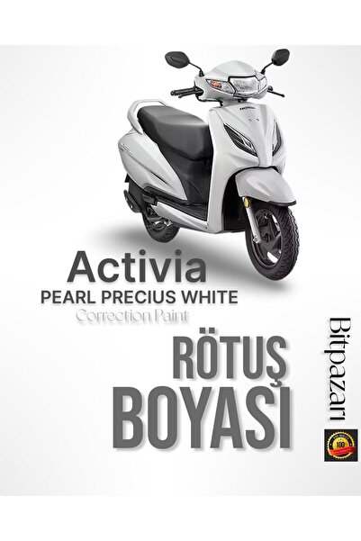 izmir bit pazarı HONDA Activa Motorsiklet BEYAZ - Çizik giderici Rötuş Boyası...