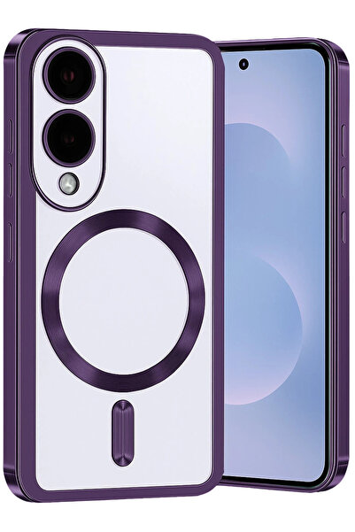 NewFace غطاء سامسونج جالاكسي إس 25 إيدج كروس ماجنيتيكسيف (173543) - أرجواني