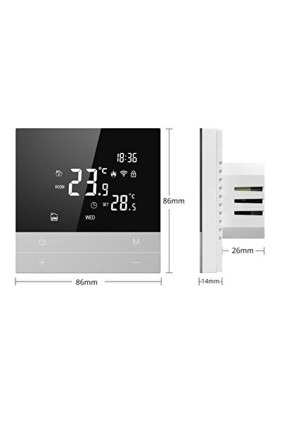 GÜMRÜK MARKET Oda termostatı PROTECT WT-300 (WI-FI + NTC)