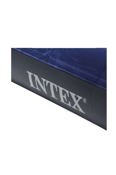 Intex Inflatable Double Bed Mattress, 152 x 203 x 22 cm + Pillows + Pump