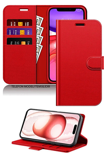 Nezih Case Redmi Note 15 Pro Plus Compatible Leather Case with Stand, Wallet, and Card Holder Cover