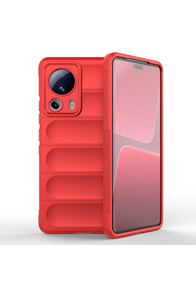 NewFace حافظة سيليكون مثالية لهاتف شاومي مي 13 لايت (174232) - أحمر