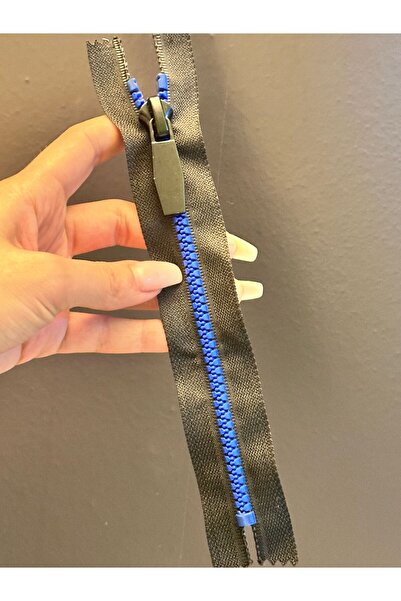 Gönülden Tasarım Fermoar cu dinți albaștri 22x4 cm