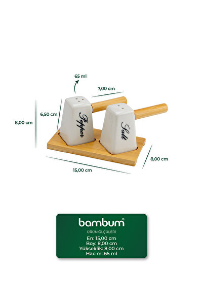 Bambum Fosh Salt and Pepper Shakers