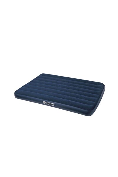 Intex Inflatable Bed Mattress, All-in-One, Double (2 Persons) with 2 Pillows + Pump