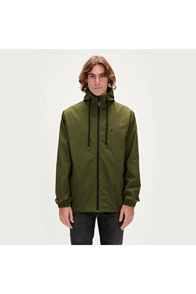 Bad Bear Linea Windbreaker Men's Khaki Jacket