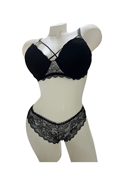 irem içgiyim Women's Cross String Bra Set