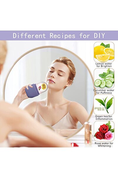 Generic FEIFace Ice Roller & Face Massager - Facial Beauty Ice Roller (Purple)