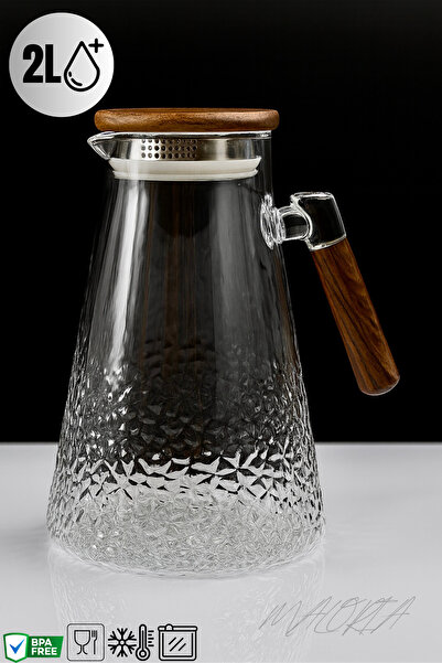 Maloria Crackle Akasya Desenli Sürahi | 2 Litre