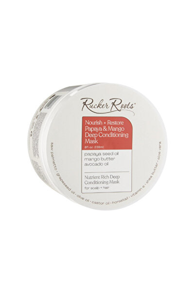 STEM Rucker Roots Nourish + Restore Papaya & Mango Deep Conditioning Mask 8oz