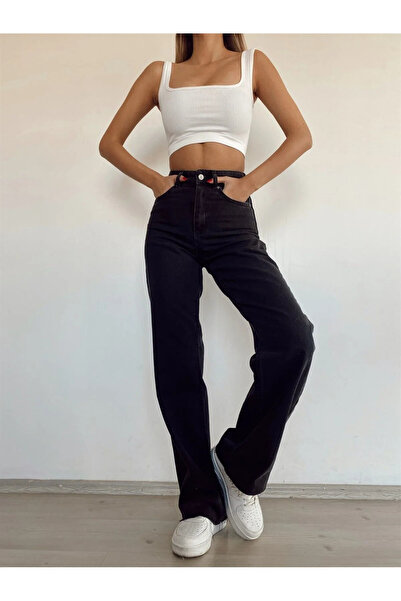 WODDİ Morena Rose Γυναικείο Σετ Ψηλόμεσο με Φαρδιά Μπατζάκια, Άνετο και Χαλαρ...