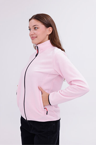 monox Women's Slim Fit Full Zip Fleece Jacket