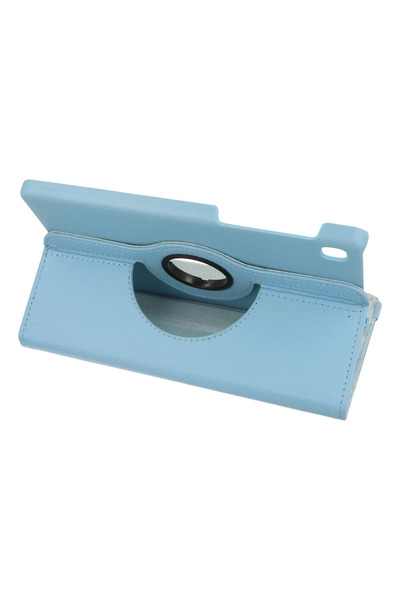 NewFace Sptrns Samsung Galaxy T220 Tab A7 Lite 8.7 Case 360 Tablet Leather Case (183322) - Turquoise