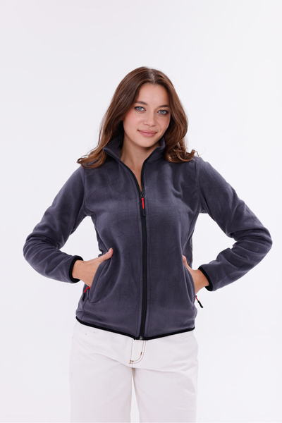 monox Women's Slim Fit Full Zip Fleece Jacket