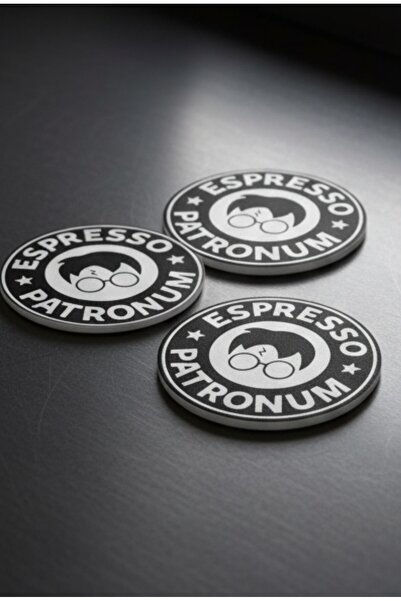 Cosmic Star Espresso Patronum Harry Potter Themed Coaster Set (2 Pieces) – 3D...