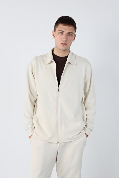 Mesfeno Oversized Zippered Ottoman Sweatshirt