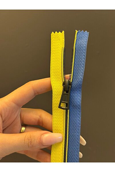 Gönülden Tasarım 24x3 см Жълт и тъмносин цип