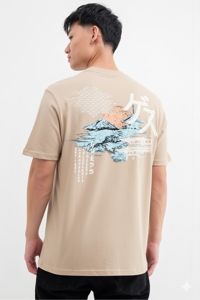 Guess Μπλουζάκι με στάμπα CN SS ART